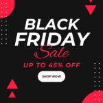 Black Modern Black Friday Sale A4 Document 1